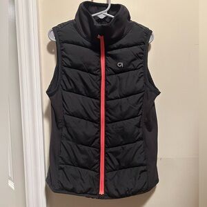 EUC GapFit Kids Size Medium Black Puffer Vest Sleeveless
